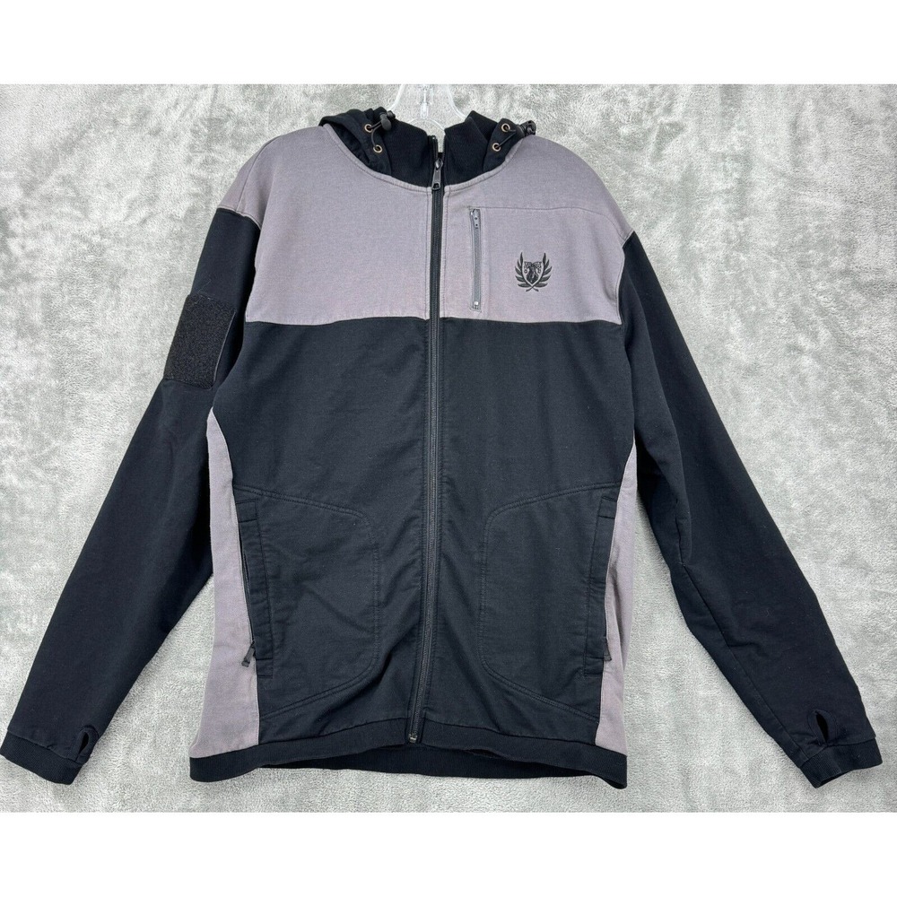 TD Tactical Distributers Jacket Mens XL Elite Hoodie GEN III Zip Pockets Logo